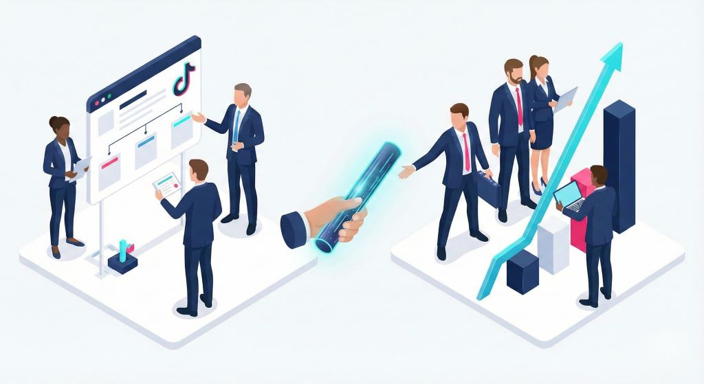 TikTokは自社運用か代行か?メリット・デメリットと「途中から内製化」するためのロードマップ