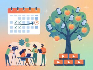 ショート動画活用における「配信頻度」の正解 週2本の投稿を6ヶ月継続するための体制づくり