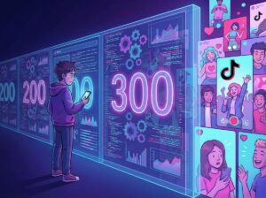 TikTok運用で再生回数が200〜300で止まり伸びない原因とアルゴリズムの壁