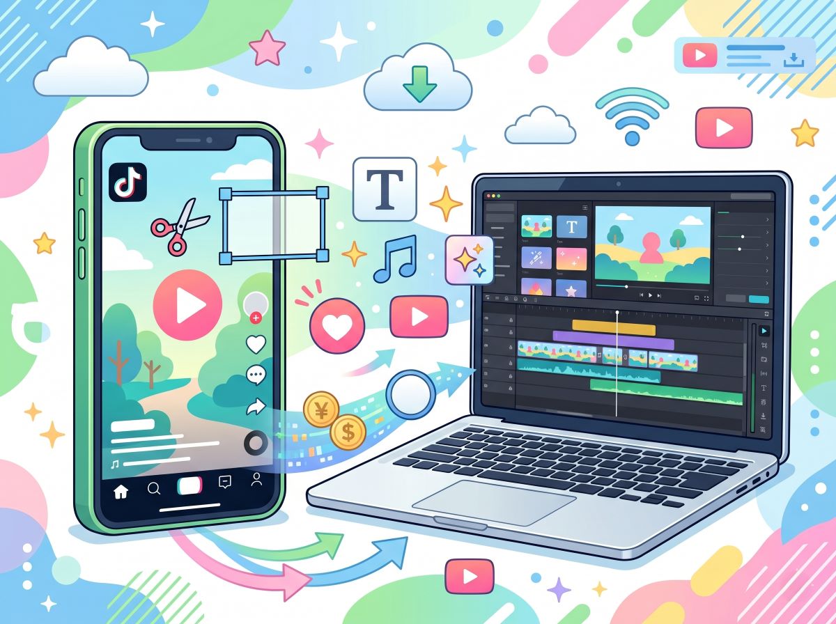 TikTok動画編集 スマホアプリ・PCソフト選びから編集方法、外注相場まで
