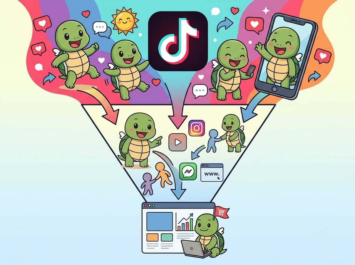 TikTok集客・マーケティング Web集客全体から逆算したTikTok運用