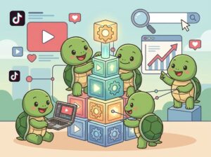 TikTokのビジネス活用「積み上げ式」運用体制